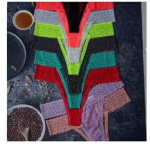 Colorful Lace Panty Set of 9